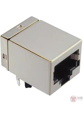 原装6116526-1全新CONN MOD JACK 8P8C R/A SHIELDED正品