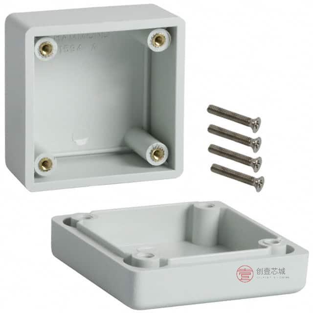 原装1594AGY全新BOX ABS GRAY 2.205 L X 2.205 W正品