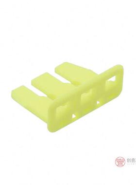 原装174358-7全新CONN PLUG DBL  3POS YELLOW正品