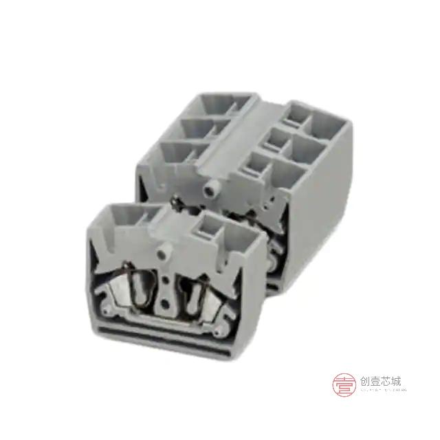 原装3244258全新TERM BLK MIDDLE 4POS 10.4MM GRAY正品
