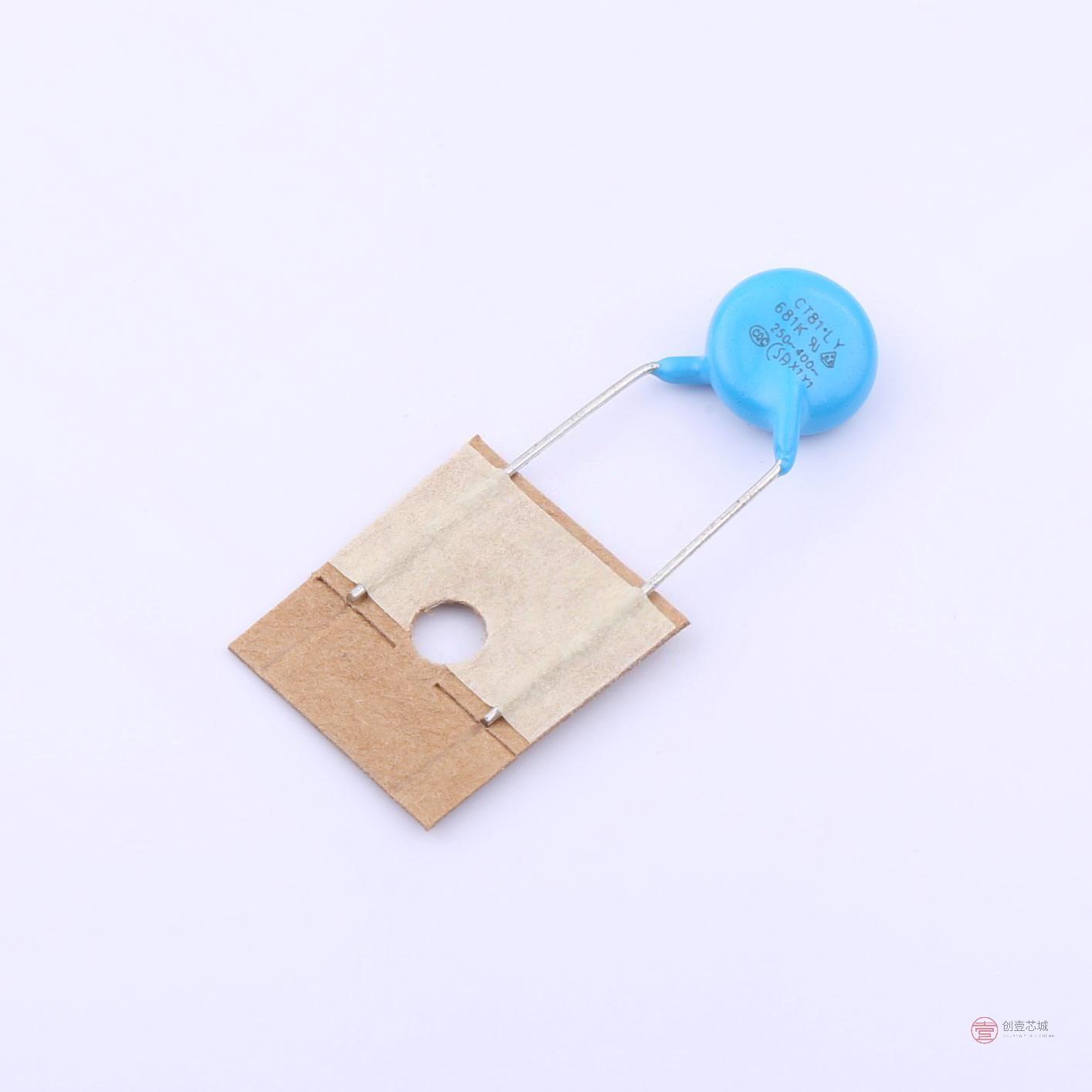 原装CT81-400VAC-10b-2B4-681K-YA-T全新680pF 10%