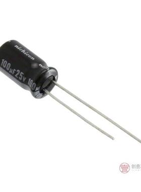原装UVR1E101MED1TD全新CAP ALUM 100UF 20% 25V R