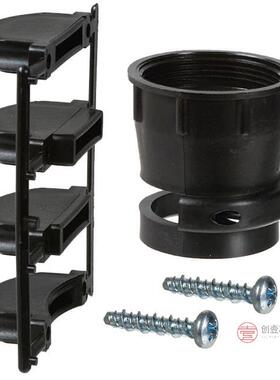 原装206512-5全新CONN BACKSHELL W/CLAMP SZ 23 BLK正品