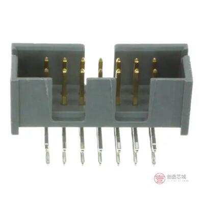 原装正品5104340-2全新CONN HEADER R/A 14POS 2.54MM