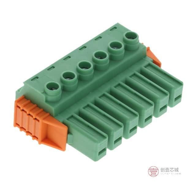 原装1778104全新TERM B PLUG 6POS STR 7.62MM正品