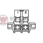 RCPT HSG 2POS 原装 BLK正品 3全新CONN TIMER 365058