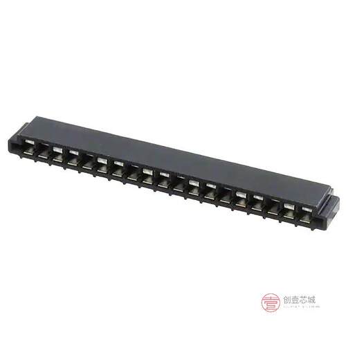 原装正品6-520314-9全新CONN FFC TOP 19POS 2.54MM R/A