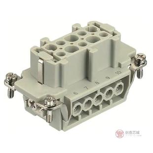 09330102701全新INSERT 10POS 原装 FEMALE 1GND SCREW正品