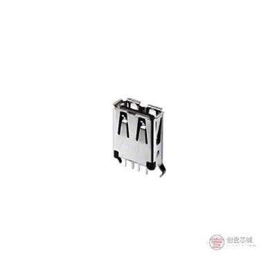 原装1734366-2全新CONN RCPT USB2.0 TYPEA 4POS VERT正品