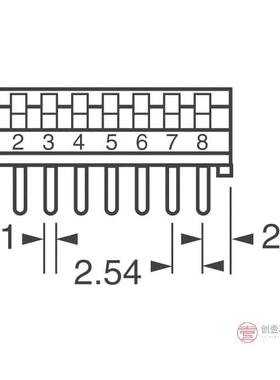 原装76PSB08ST全新SWITCH PIANO DIP SPST 150MA 30V正品