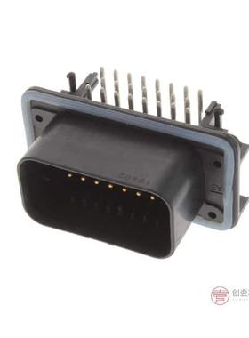 原装1-776087-1全新CONN HEADER R/A 23POS 4MM正品