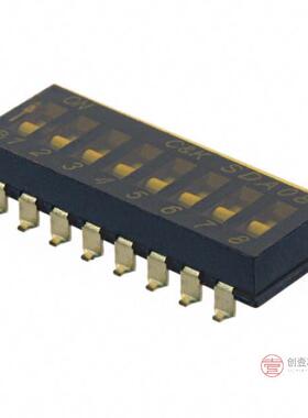 原装SDA08H0SBR全新SWITCH SLIDE DIP SPST 25MA 24V正品