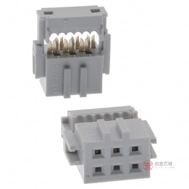 原装71600-106LF全新CONN RCPT 6POS IDC 28-30AWG