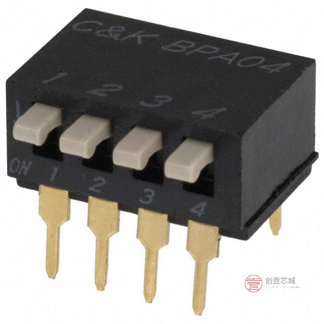 原装BPA04B全新SWITCH PIANO DIP SPST 100MA 5V正品