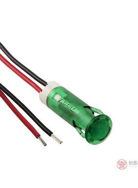原装QS63XXG12全新INDICATOR 6MM FIXED GRN 12V WIRE正品