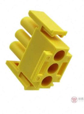 原装1-350766-4全新CONN PLUG HSG 3POS YELLOW正品