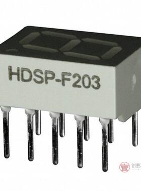 原装HDSP-F203全新DISPLAY 7-SEG 0.4  SGL RED 10DIP正品
