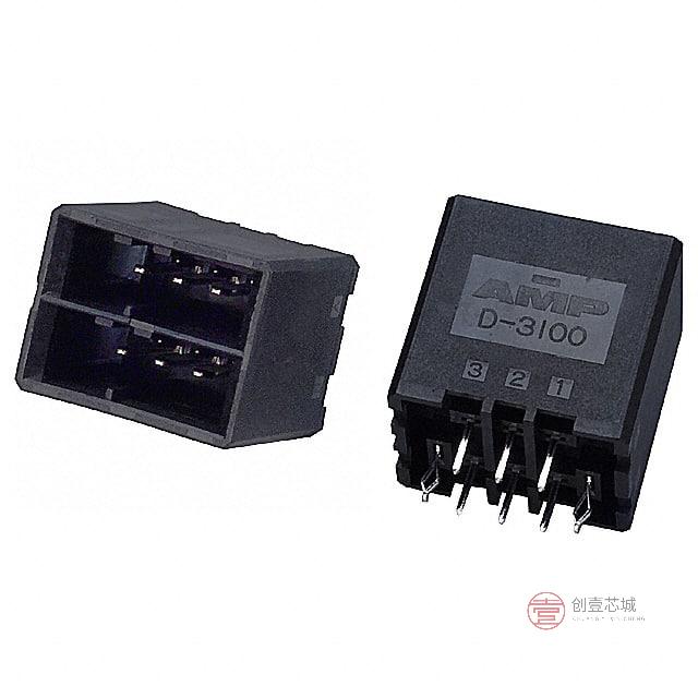 原装1-178141-5全新CONN HEADER VERT 6POS 3.81MM正品