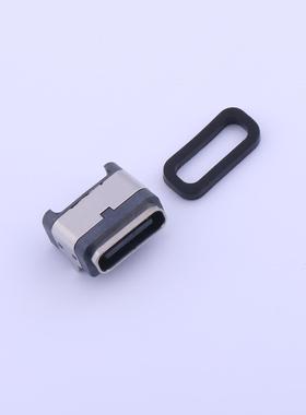 原装TYPE-C-31-E-10全新Type-C 母座 卧贴 防水（