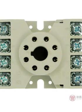 原装27E122全新RELAY SOCKET 8 POS CHASSIS MOUNT正品