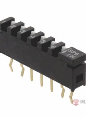 原装SPA06B全新SWITCH SLIDE DIP SPST 10MA 20V正品