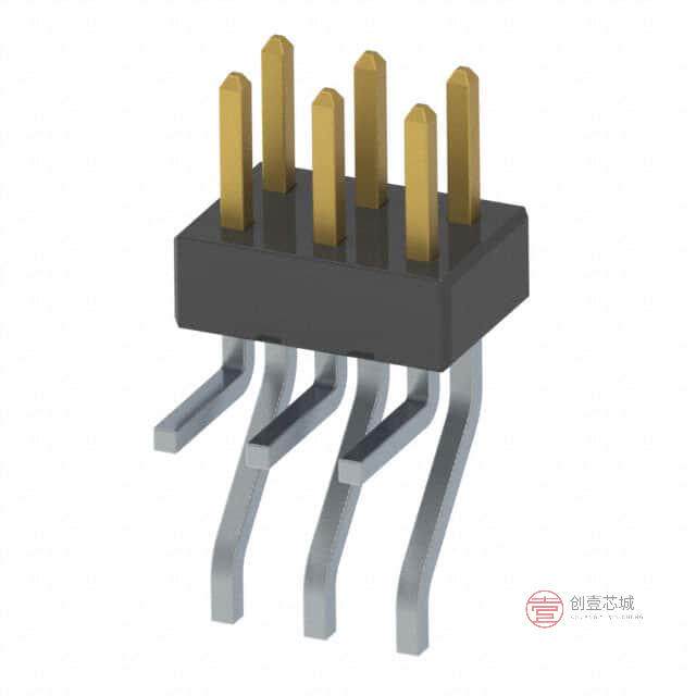 原装MMT-103-01-L-MT全新CONN HEADER SMD R/A 6PO