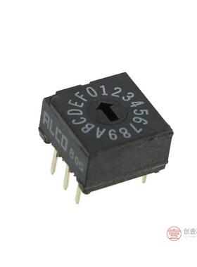 原装1-1825007-6全新SWITCH ROTARY DIP HEX 0.40V