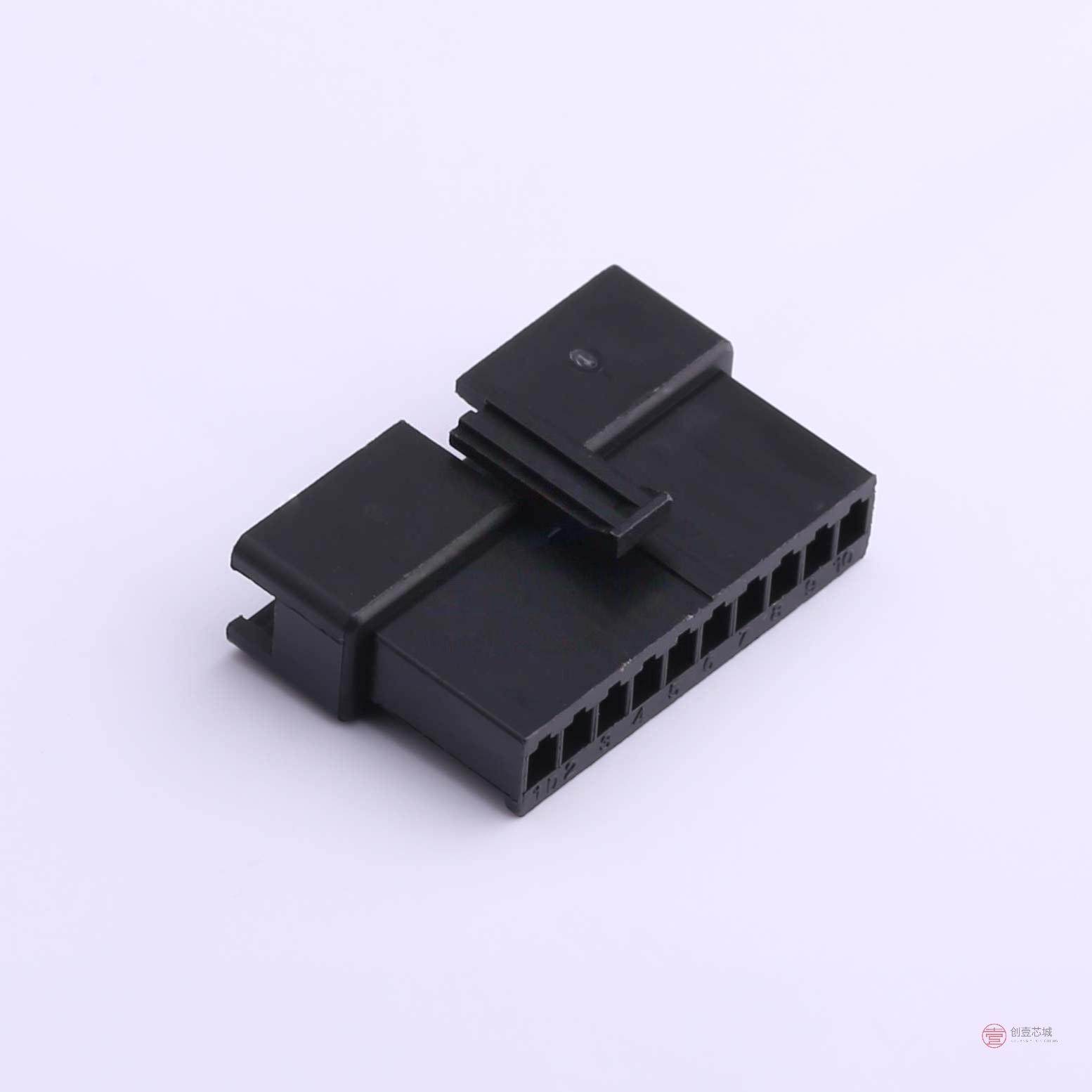 原装HX25023-10R全新2.5mm 1x10P 母胶壳 黑色 SM正品