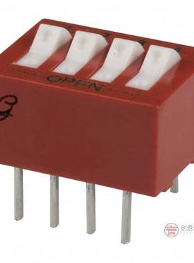 原装76SB04ST全新SWITCH ROCKER DIP SPST 150MA 30V正品