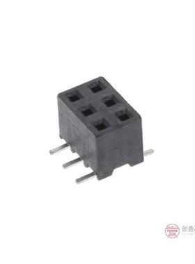 原装2314844-6全新CONN RCPT 6 POS 0.079  GOLD SMD正品