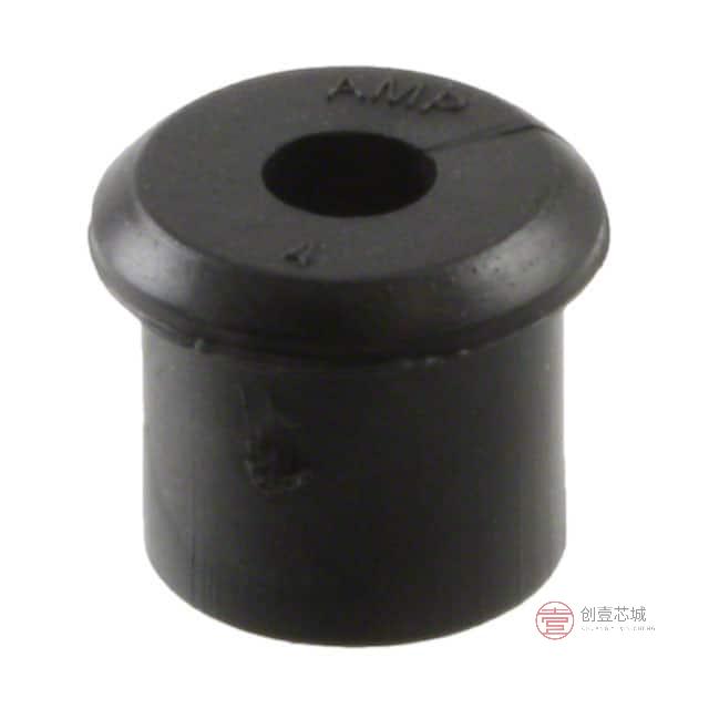 原装2-350377-0全新BUSHING SPLIT 0.156  PVC BLACK正品