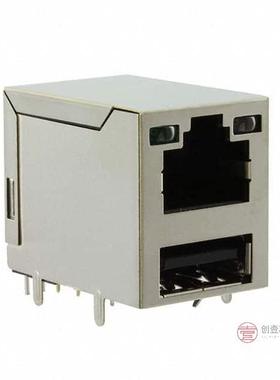 原装4-1775855-2全新CONN MOD JACK 8P8C R/A SHIE