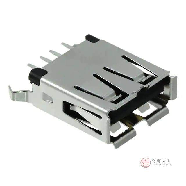 原装1734366-1全新CONN RCPT USB2.0 TYPEA 4POS VERT正品