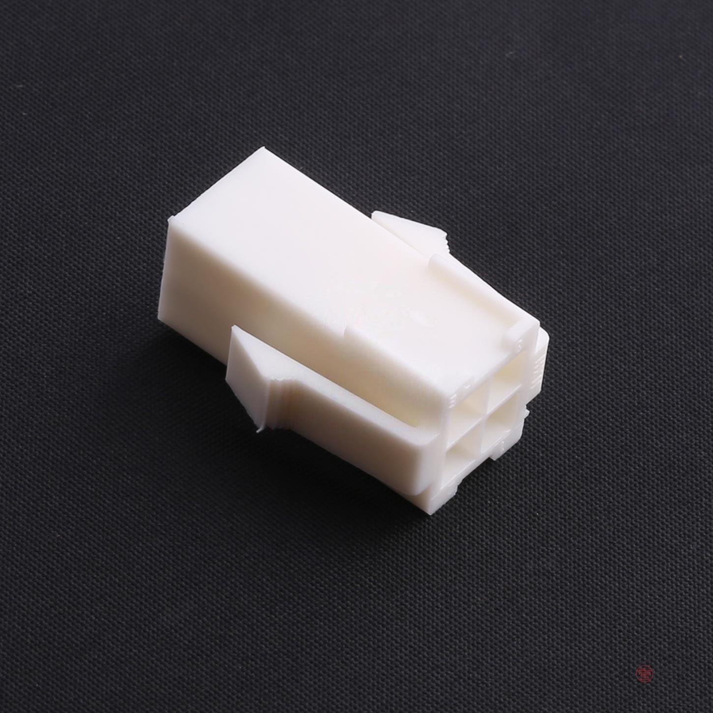 原装HX41406-4R全新4.14mm 2x2P 母胶壳 白色 mini