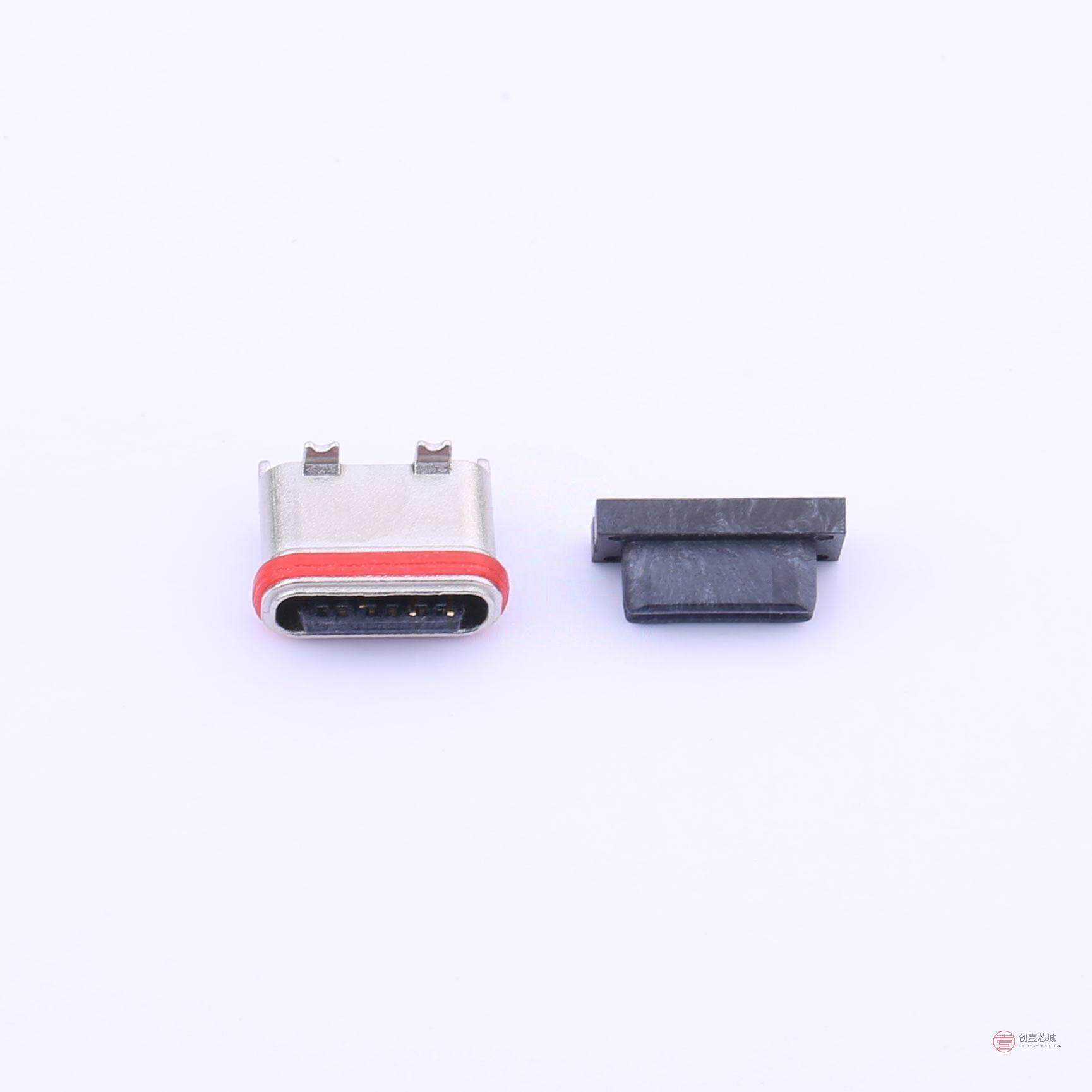 原装GT-USB-7054全新Type-C 母座 立贴 防水正品
