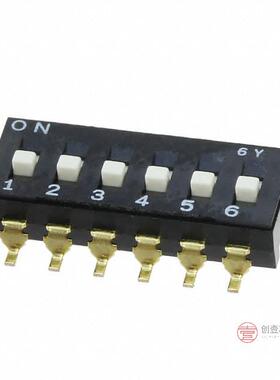 原装正品CFS-0602TB全新SWITCH DIP 6POS SPST 100MA 6V