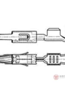 原装1241732-2全新CONN SOCKET 17-20AWG CRIMP TIN正品