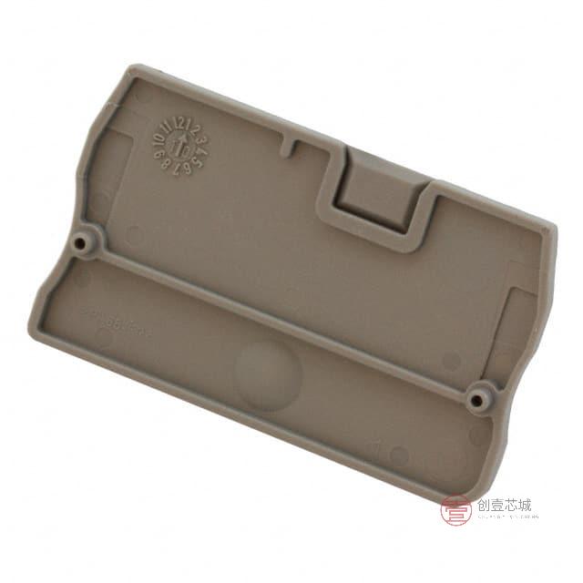 原装3030417全新CONN TERM BLK END PLATE GRAY正品