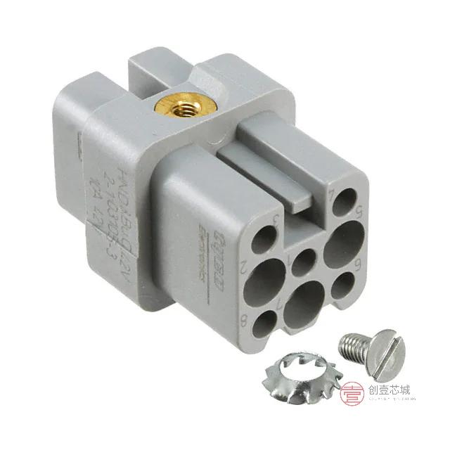原装2-1103105-3全新INSERT FEMALE 8POS+1GND CRIMP正品