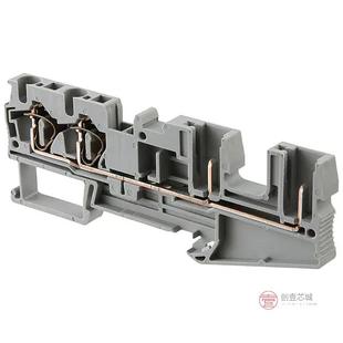 PLUG BLK 4POS 6.2MM 原装 GRAY正品 3042845全新TERM