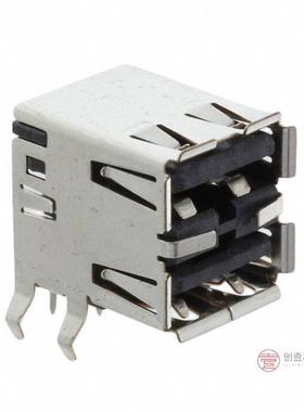 原装5787745-4全新CONN RCPT USB2.0 TYPEA STACK R/A正品