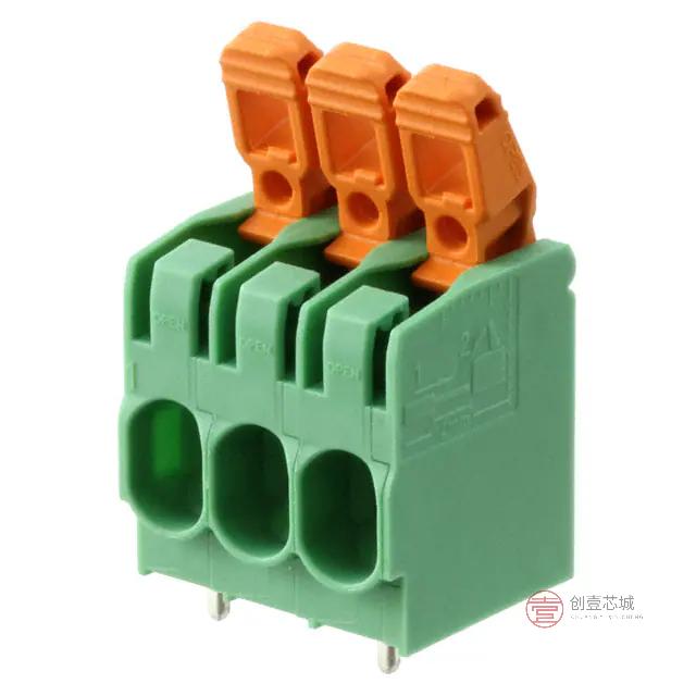 原装1792119全新TERM BLK 3POS SIDE ENT 7.5MM PCB正品