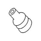 原装178210-1全新CONN PLUG NEW RUBBER SMALL WIRE正品