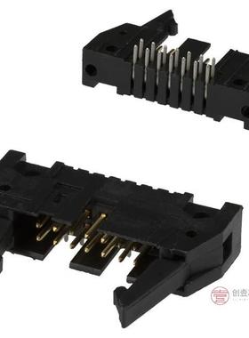 原装5499786-2全新CONN HEADER R/A 14POS 2.54MM正品