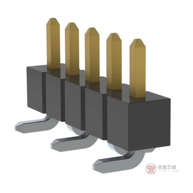 原装TSM-105-04-L-SV全新CONN HEADER SMD 5POS 2.