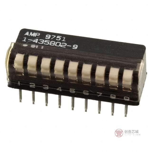 原装1-435802-9全新SWITCH PIANO DIP SPST 25MA 24V正品