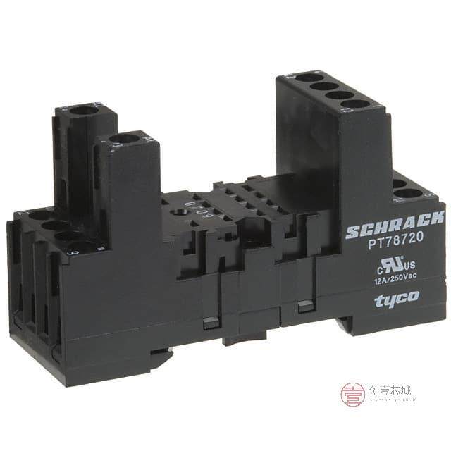 原装6-1415034-1全新RELAY SOCKET 8 POSITION DIN