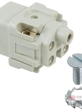 原装正品1-1103403-1全新INSERT FEMALE 4POS+1GND SCREW