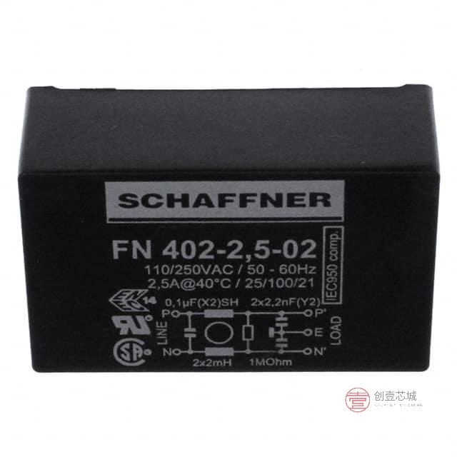 原装FN402-2.5-02全新LINE FILTER 250VAC 2.5A TH正品