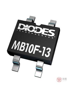 原装MB10F-13全新BRIDGE RECT 1PHASE 1KV 800MA MBF正品